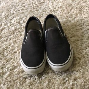 black slip on vans